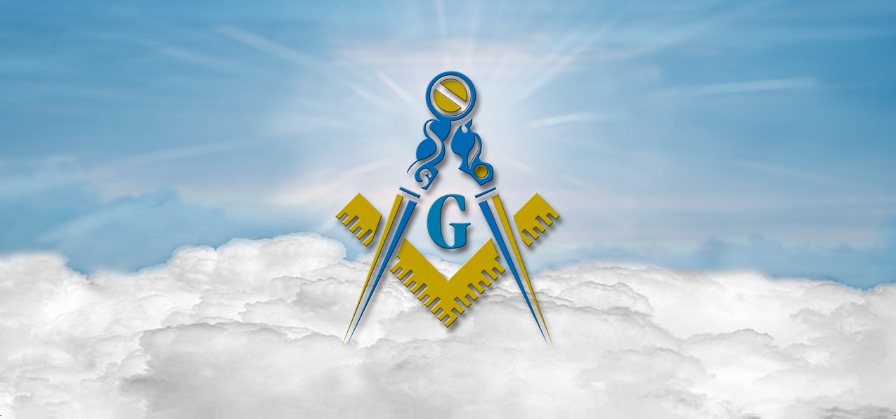 P 370 BL Masonic Lodge Clouds Blue